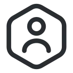 User Octagon SVG Icon